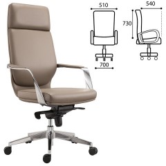 Кресло офисное BRABIX PREMIUM "Resonance EX-755", мультиблок, алюминий, экокожа, бежевое, 532488 Кресло офисное BRABIX PREMIUM "Resonance EX-755", мультиблок, алюминий, экокожа, бежевое, 532488 - фото 6