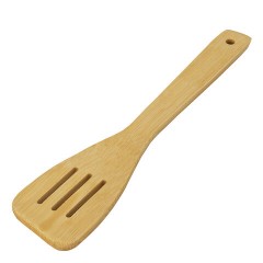 Лопатка кухонная с прорезями бамбук, 30 см, PRIMAURA (ПРИМАУРА) CLASSIC, натуральный цвет, 702349 - фото 2
