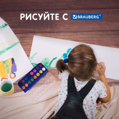 Краски акварельные BRAUBERG "PREMIUM" 16 цветов, круглые кюветы 23 мм, пенал, 191744 Краски акварельные BRAUBERG "PREMIUM" 16 цветов, круглые кюветы 23 мм, пенал, 191744 - фото 10