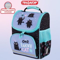 Ранец ПИФАГОР BASIC, 1 отделение, 3 кармана, эргономичная спинка, "Funny cats", 35х28х18 см, 273135 Ранец ПИФАГОР BASIC, 1 отделение, 3 кармана, эргономичная спинка, "Funny cats", 35х28х18 см, 273135 - фото 9