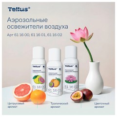 Сменный баллон 100 мл Tellus/TORK (Система АF1) СТАНДАРТ, цитрусовый аромат, 611600 - фото 10