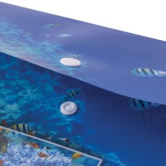 Папка-конверт с кнопкой BRAUBERG "SEA WORLD", А4, 160 мкм, до 100 листов, цветная печать, 228041 - фото 4