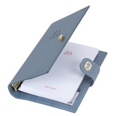 Ежедневник-органайзер недатированный B5 167х240 мм, BRAUBERG "Nova", под кожу, 160 л., голубой, 116201 - фото 4