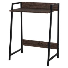 Стол на металлокаркасе BRABIX "LOFT CD-003", 640х420х840 мм, цвет морёный дуб, 641215 - фото 4