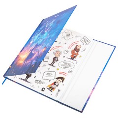 Дневник 1-11 класс 48 л., твердый, BRAUBERG, матовая ламинация, магнитный клапан, закладка-ляссе, с подсказом, "Magic", 107243 - фото 6