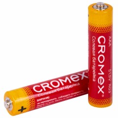 Батарейки солевые "мизинчиковые" КОМПЛЕКТ 10+1 шт., CROMEX Super Heavy Duty, AAA (R03, 24A), блистер, 456257 Батарейки солевые "мизинчиковые" КОМПЛЕКТ 10+1 шт., CROMEX Super Heavy Duty, AAA (R03, 24A), блистер, 456257 - фото 3