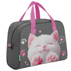 Сумка для занятий BRAUBERG KIDS с ручками, с плечевым ремнем, подкладка, 35x25x15 см, "Кот-мурлыка", 274629 - фото 5