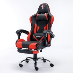 Кресло компьютерное BRABIX "Dexter GM-135", подножка, две подушки, экокожа, черное/красное, 532799 Кресло компьютерное BRABIX "Dexter GM-135", подножка, две подушки, экокожа, черное/красное, 532799 - фото 7