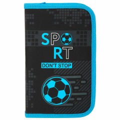 Пенал ЮНЛАНДИЯ, 1 отделение, картон с эффектом soft-touch, 19х11 см, "Sport game", 272262 Пенал ЮНЛАНДИЯ, 1 отделение, картон с эффектом soft-touch, 19х11 см, "Sport game", 272262 - фото 2