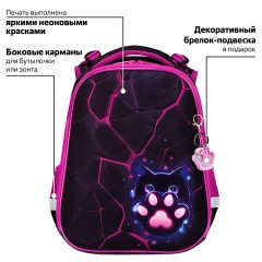 Ранец BRAUBERG PREMIUM, 2 отделения, с брелоком, "Pink lava", 38х29х16 см, 273097 Ранец BRAUBERG PREMIUM, 2 отделения, с брелоком, "Pink lava", 38х29х16 см, 273097 - фото 13