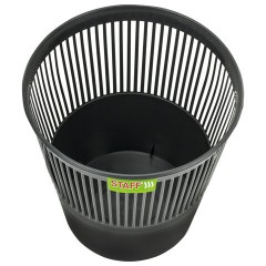 Корзина для бумаг STAFF "Basic" ЭКОНОМ, сетчатая, 9 л, черная, 238254 Корзина для бумаг STAFF "Basic" ЭКОНОМ, сетчатая, 9 л, черная, 238254 - фото 2