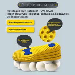 Стельки для обуви АНАТОМИЧЕСКИЕ СУПЕРДЫШАЩИЕ, материал EVA, размер RU 34-40 / EU 35-41, с линиями выреза, SHEGRA (ШЕГРА), 700750 - фото 13