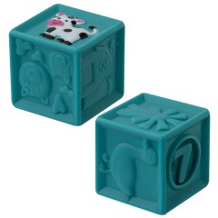 Тактильные кубики, сенсорные игрушки развивающие, ЭКО, 9 штук, BAMBOX BABY (БАМБОКС БЭБИ), 665908 - фото 10