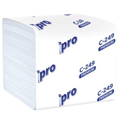 Бумага туалетная листовая 250 шт., PROtissue (T3) PREMIUM, 2-слойная, белая, 22,5х11 см, КОМПЛЕКТ 40 пачек, C249, С249 Бумага туалетная листовая 250 шт., PROtissue (T3) PREMIUM, 2-слойная, белая, 22,5х11 см, КОМПЛЕКТ 40 пачек, C249, С249 - фото 5
