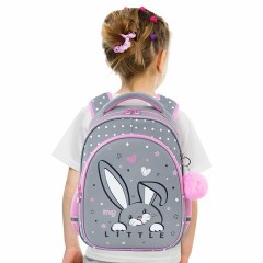 Рюкзак BRAUBERG OPTIMA, 2 отделения, с брелоком, "Curious bunny", 36х27х18 см, 272098 Рюкзак BRAUBERG OPTIMA, 2 отделения, с брелоком, "Curious bunny", 36х27х18 см, 272098 - фото 8