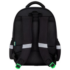 Рюкзак SNOOBAG (СНУБЭГ) MIND с пеналом в комплекте, 2 отделения, "Неоновый паук", 40х28х18 см, 274444 - фото 3