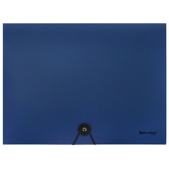 Папка-короб на резинках СИНЯЯ, А4, BRAUBERG, 40 мм, 0,8 мм, 273081 - фото 2