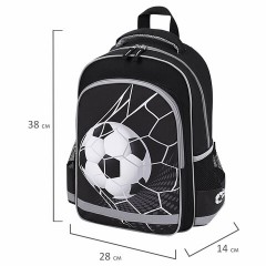Рюкзак ПИФАГОР SCHOOL, 1 отделение, 3 кармана, "Ball kick", 38x28х14 см, 272079 Рюкзак ПИФАГОР SCHOOL, 1 отделение, 3 кармана, "Ball kick", 38x28х14 см, 272079 - фото 8