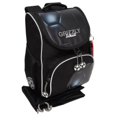 Ранец GRIZZLY анатомическая спинка, с мешком для обуви, для мальчиков, BALL, 33х25х13 см, RAm-485-5/1 - фото 7