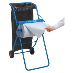 Бумага протирочная KIMBERLY-CLARK Wypall L20, 500 листов в рулоне, 33х38 см, 2-слойная, голубая, 7301 - фото 4