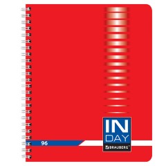 Тетрадь А5, 96 л., BRAUBERG, гребень, клетка, обложка картон, "INDAY", 400526 - фото 3