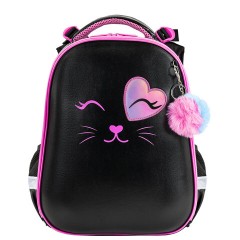 Ранец BRAUBERG SHINY, 2 отделения, с брелком, "Smiling cat", 38х28х14 см, 272040 Ранец BRAUBERG SHINY, 2 отделения, с брелком, "Smiling cat", 38х28х14 см, 272040 - фото 2