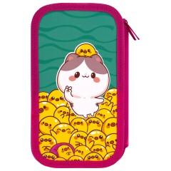 Пенал ЮНЛАНДИЯ, 3 отделения, картон с эффектом soft-touch, 19х11 см, "Duck tales", 273500 Пенал ЮНЛАНДИЯ, 3 отделения, картон с эффектом soft-touch, 19х11 см, "Duck tales", 273500 - фото 3