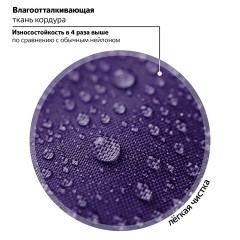 Ранец BRAUBERG PREMIUM, 2 отделения, с брелоком, "Paw prints", велюровая панель, 38х29х16 см, 273098 - фото 19