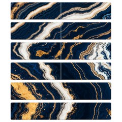 Закладки для книг МАГНИТНЫЕ, "АССОРТИ 5 ДИЗАЙНОВ ABSTRACTION", 6 штук, 60x20 мм, FUNSTER (ФАНСТЕР), 116653 - фото 6