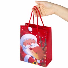 Пакет подарочный НАБОР 4 штуки, новогодний, 18х10х23 см, "Christmas Animals", ЗОЛОТАЯ СКАЗКА, 591956 - фото 10