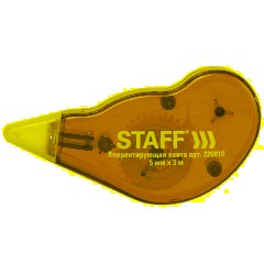 Корректирующая лента STAFF EVERYDAY, 5 мм х 3 м, корпус зеленый, механизм перемотки, блистер, 226810 - фото 2