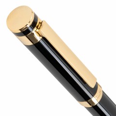 Ручка подарочная шариковая GALANT "Bernini", корпус черный, детали золото, узел 0,7 мм, линия письма 0,5 мм, синяя, 144177 Ручка подарочная шариковая GALANT "Bernini", корпус черный, детали золото, узел 0,7 мм, линия письма 0,5 мм, синяя, 144177 - фото 5