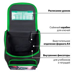 Ранец ПИФАГОР BASIC, 1 отделение, 3 кармана, эргономичная спинка, "Sharp sword", 35х28х18 см, 273138 Ранец ПИФАГОР BASIC, 1 отделение, 3 кармана, эргономичная спинка, "Sharp sword", 35х28х18 см, 273138 - фото 18