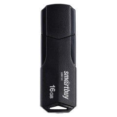 Флеш-диск 16 GB SMARTBUY Clue USB 2.0, черный, SB16GBCLU-K Флеш-диск 16 GB SMARTBUY Clue USB 2.0, черный, SB16GBCLU-K - фото 2