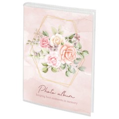 Фотоальбом BRAUBERG "Watercolor flowers" на 36 фото 10х15 см, мягкая обложка, 391431
