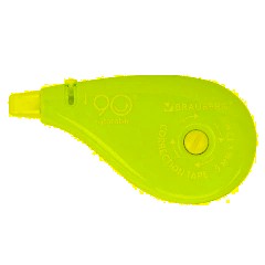Корректирующая лента BRAUBERG PASTEL 5 мм х 12 м, вращающийся наконечник 90°, механизм перемотки, корпус голубой, блистер, 272488 - фото 2
