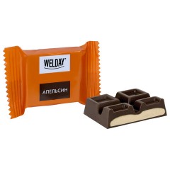 Шоколад порционный WELDAY (ВЭЛДЭЙ), ассорти 6 вкусов, 810 г (54 плитки по 15 г), пакет, 622409 - фото 13