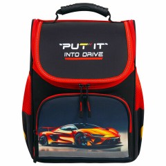 Ранец ПИФАГОР BASIC, 1 отделение, 3 кармана, эргономичная спинка, "Cool wheels", 35х28х18 см, 272045 Ранец ПИФАГОР BASIC, 1 отделение, 3 кармана, эргономичная спинка, "Cool wheels", 35х28х18 см, 272045 - фото 2