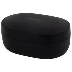 Наушники беспроводные TWS внутриканальные с микрофоном, SONNEN EP-BH25B, Bluetooth 5.3, черные, 514125 - фото 12