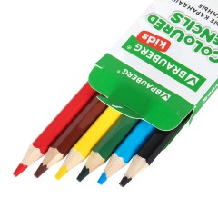 Карандаши цветные утолщенные BRAUBERG KIDS, 6 цветов, шестигранные, грифель 5 мм, натуральное дерево, 181877 Карандаши цветные утолщенные BRAUBERG KIDS, 6 цветов, шестигранные, грифель 5 мм, натуральное дерево, 181877 - фото 2