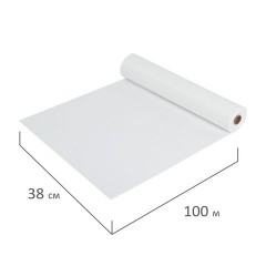 Бумага для выпечки силиконизированная, пергамент 38 см х 100 м, цвет белый, LAIMA, CH, 609588 - фото 3