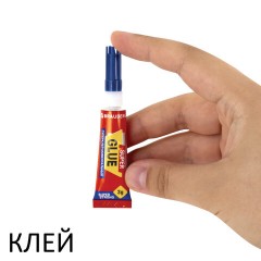 Клей-Гель моментальный 3 шт. по 3 г + Суперклей 3 шт. по 3 г, НАБОР 6 тюбиков, BRAUBERG EXTRA, 608108 - фото 10