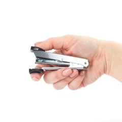 Степлер №10 металлический BRAUBERG "Classic-M", до 15 листов, с антистеплером, черный, 227626 - фото 5