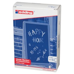 Маркер меловой Edding E-4095 chalk marker чёрный_001 Маркер меловой Edding E-4095 chalk marker чёрный_001 - фото 2