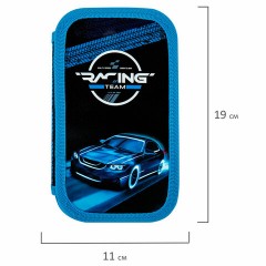 Пенал ЮНЛАНДИЯ, 2 отделения, картон с эффектом soft-touch, 19х11 см, "Speed race", 272264 Пенал ЮНЛАНДИЯ, 2 отделения, картон с эффектом soft-touch, 19х11 см, "Speed race", 272264 - фото 6