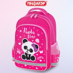 Рюкзак ПИФАГОР SCHOOL, 1 отделение, 3 кармана, "Panda time", 38x28х14 см, 271406 Рюкзак ПИФАГОР SCHOOL, 1 отделение, 3 кармана, "Panda time", 38x28х14 см, 271406 - фото 16