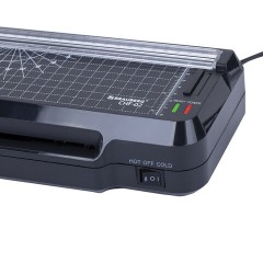 Ламинатор 3 в 1 BRAUBERG CHF-02, А4, 60-150 мкм, 30 см/мин, со встроенным резаком и обрезчиком углов, В ПОДАРОК набор пленок 40 шт., 532862 - фото 4