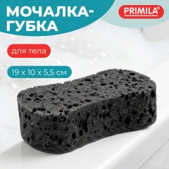 Мочалка-губка для тела массажная 19х10х5,5 см, КРУПНОПОРИСТЫЙ поролон, цвет серый, PRIMILA (ПРИМИЛА), 702726 - фото 4