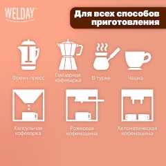 Кофе в зернах WELDAY (ВЭЛДЭЙ) "ESPRESSO Crema" 1 кг, 623439, УТ000015180 Кофе в зернах WELDAY (ВЭЛДЭЙ) "ESPRESSO Crema" 1 кг, 623439, УТ000015180 - фото 11