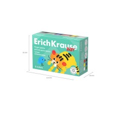 Гуашь пальчиковая ERICH KRAUSE "Baby" с алоэ вера, 6 цветов по 20 мл, картонная упаковка, 61399 - фото 4